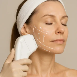 Woman having HI-FU to reduce wrinkles call LA LIPO Romford Now!