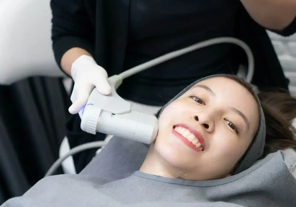 HIFU treatment Romford in progress