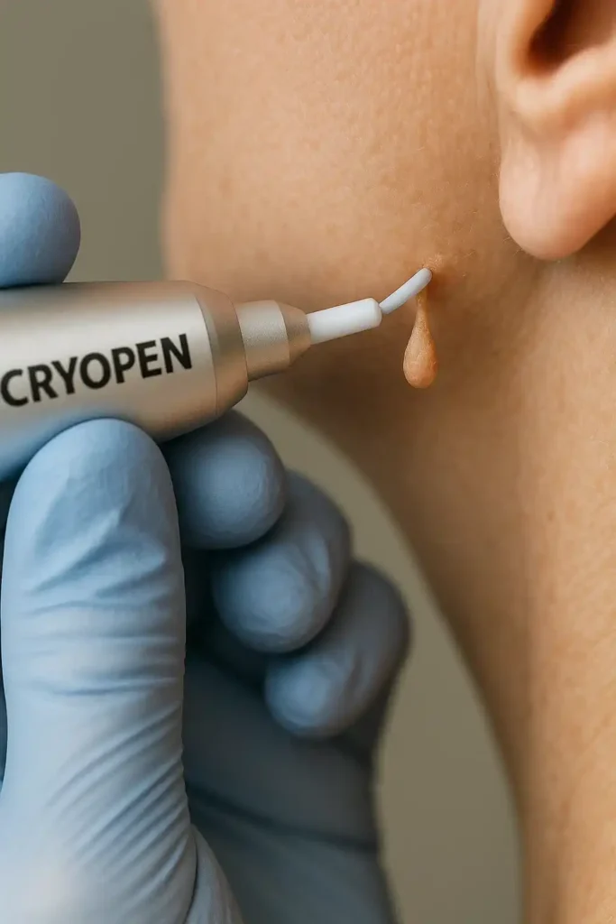 Cryopen for skin tags removal Romford speak to our team today!