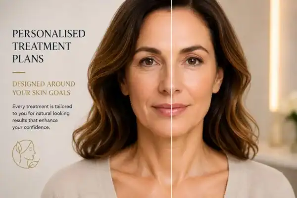 Before and after results of Collagen Lift Therapy Romford